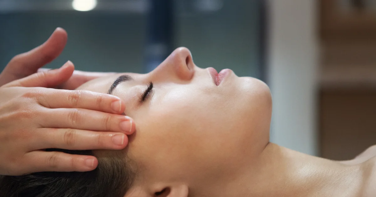 mulher recebendo técnica de Barras de Access